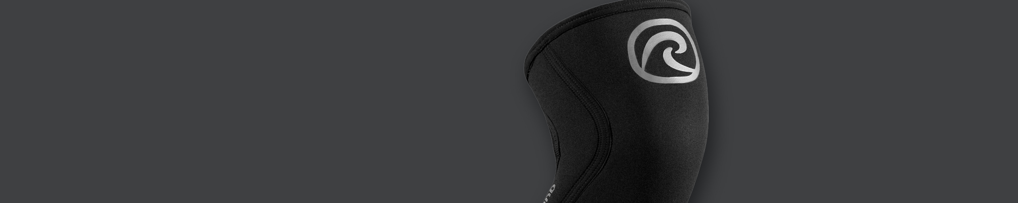 Rehband RX 5mm Knee Sleeve - Carbon Black