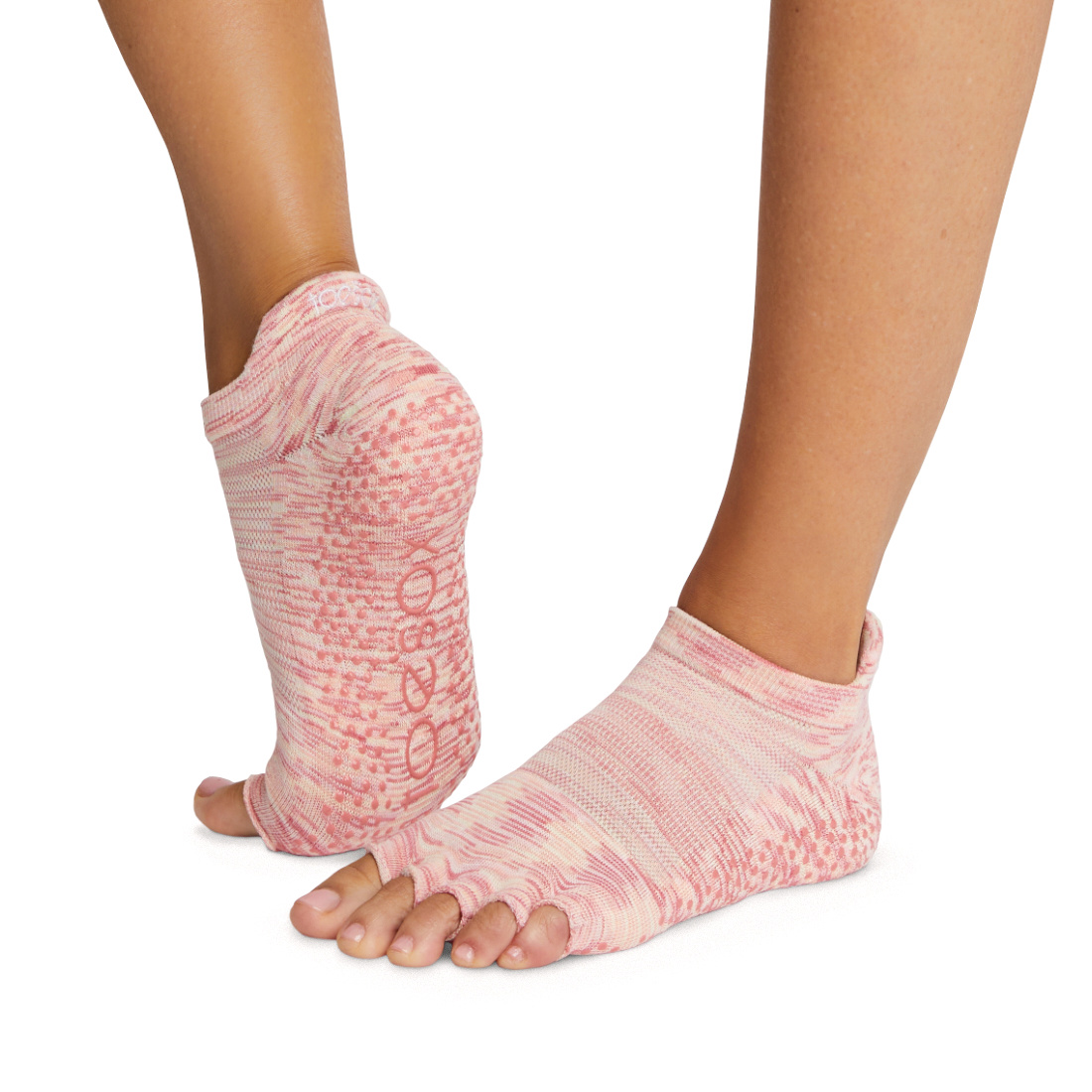 Half Toe Elle in Duet Grip Socks - ToeSox - Mad-HQ