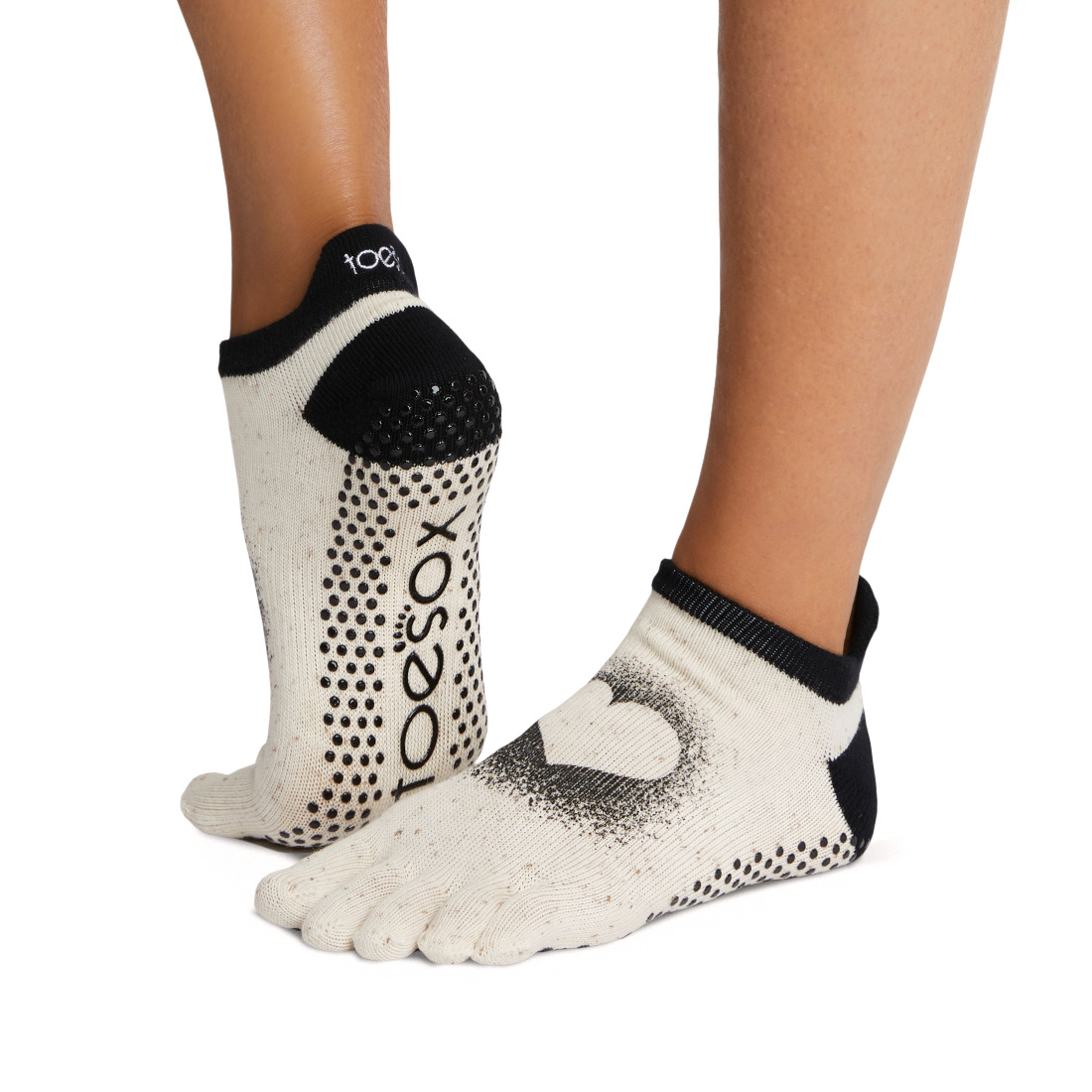 Half Toe Bellarina in Sweet Life Grip Socks - ToeSox - Mad-HQ