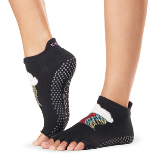 Half Toe Low Rise in Imagine Grip Socks - ToeSox - Mad-HQ
