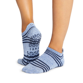 Grip Socks in Savvy Deep Sea Melange by Tavi | Mad-HQ